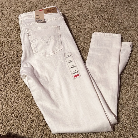 Levi’s white leggings size 13m/31 - Picture 3 of 7